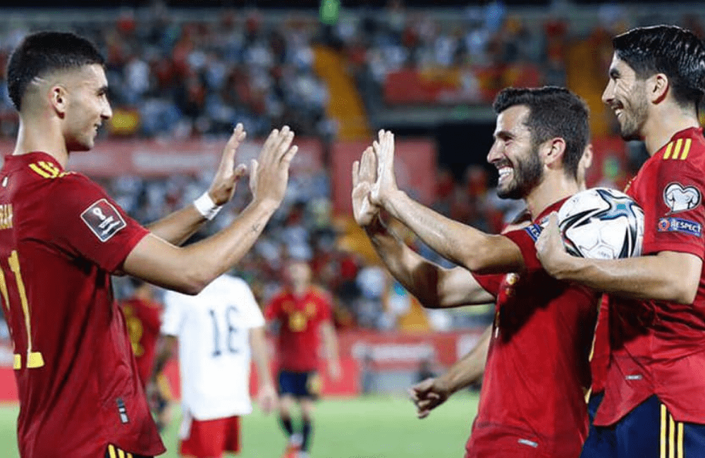 España goleó a Georgia 4-0