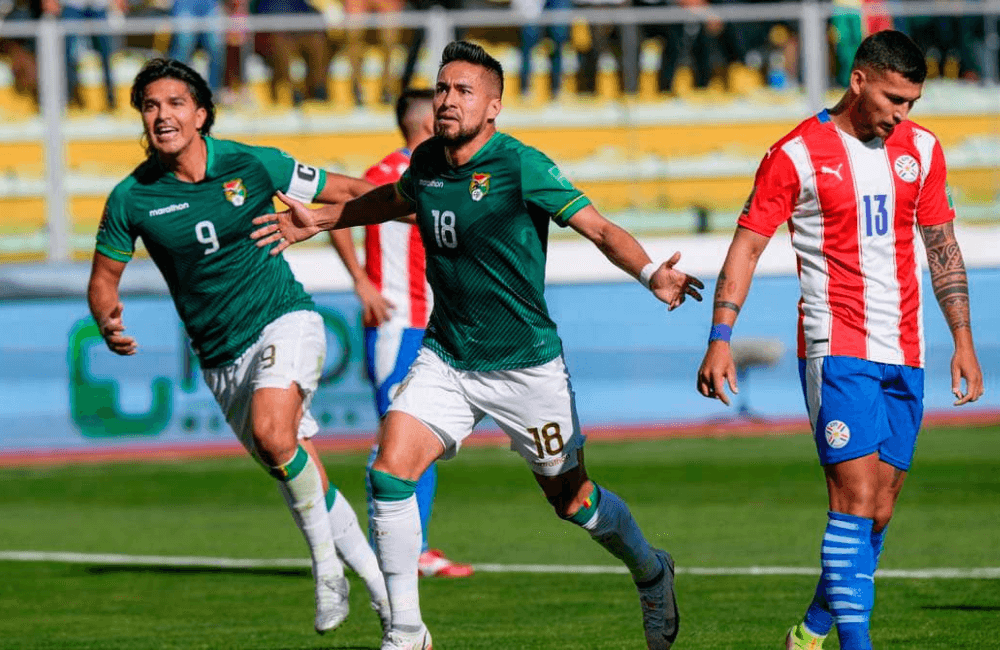 Bolivia goleó a Paraguay y se mete en el 7mo puesto con 12 puntos.