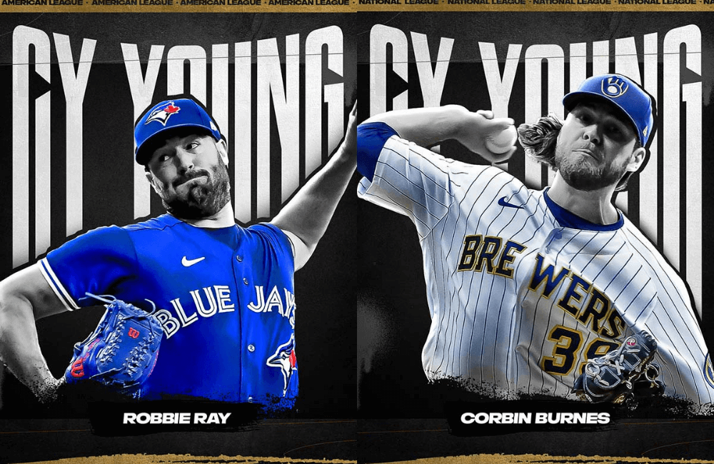 Robbie Ray y Corbin Burnes son los ganadores del Cy Young.