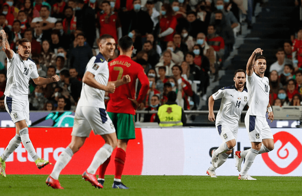 Eliminatorias Europeas Serbia sorprendió a Portugal