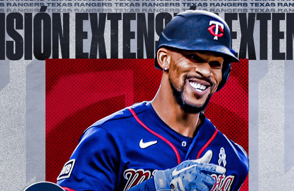 Byron Buxton firmó por 7 años y 100 millones . 