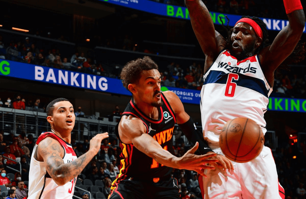 Trae Young guipo el triunfo de Atlanta.