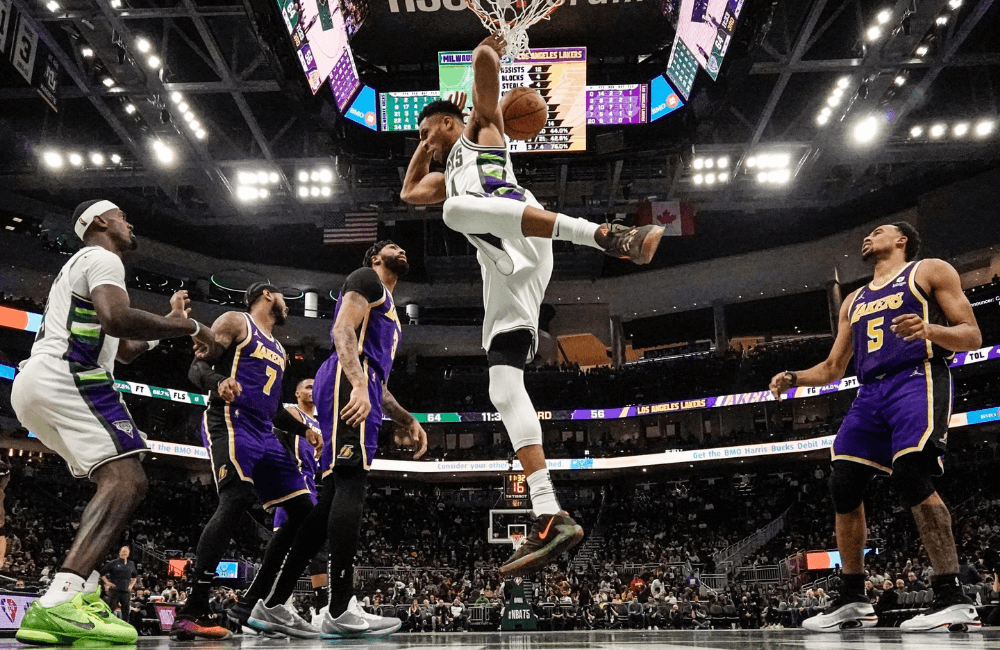 Milwaukee Bucks obtuvo el triunfo ante LA Lakers.