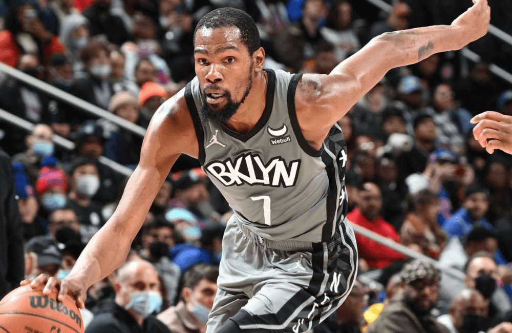 Kevin Durant guio el triunfo de Brooklyn Nets.