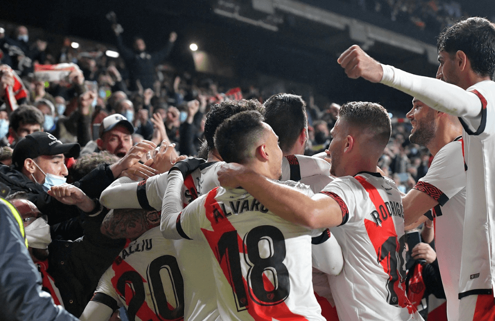 Rayo Vallecano venció al Mallorca en la Copa del Rey.