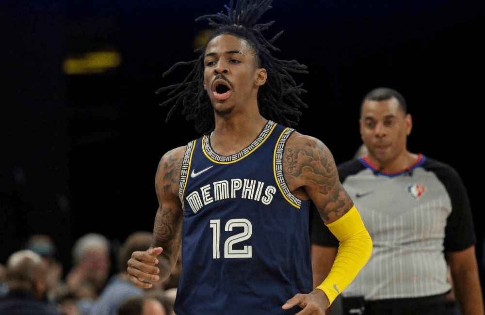 Ja Morant alcanzó por primera vez los 52 pts con Memphis Grizzlies.