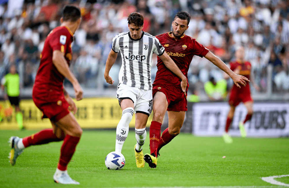 La Juventus y la Roma empataron este sábado en la Serie A.