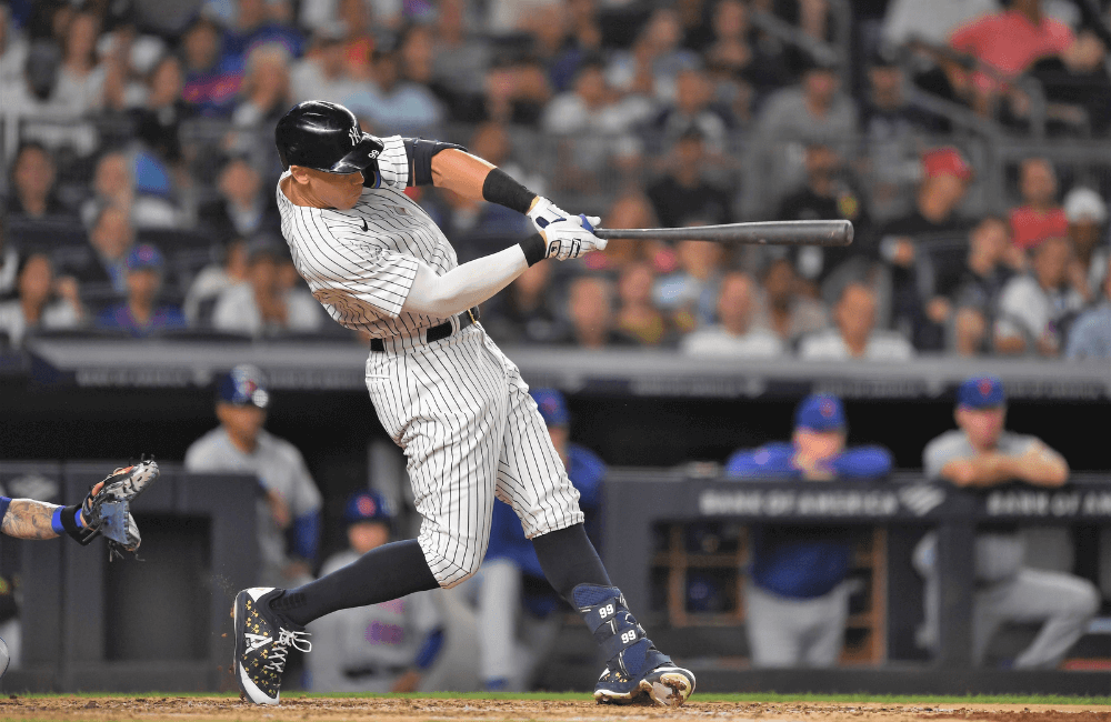 Aaron Judge conectó el cuadrangular 48 con los Yankees de Nueva York.