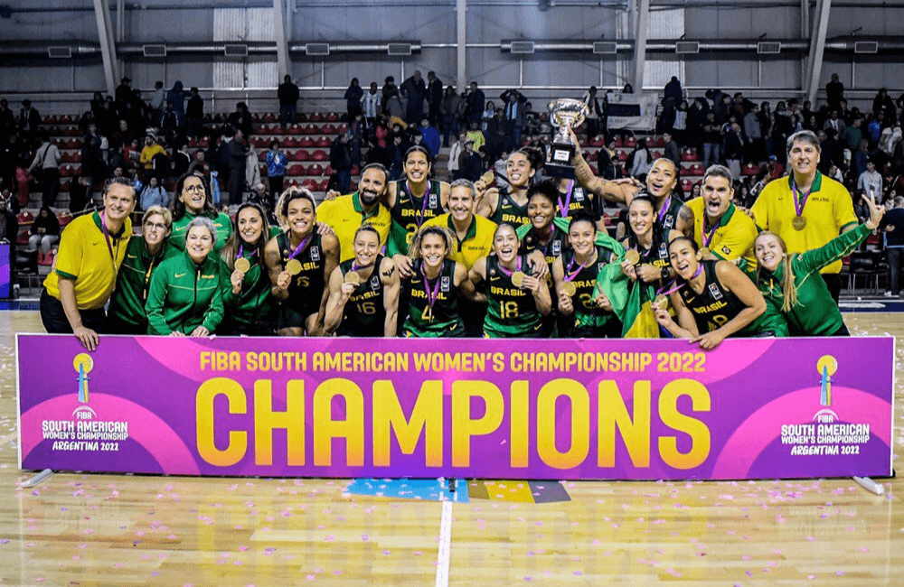 Brasil conquista el título 27 del Campeonato Sudamericano de Baloncesto Femenino.