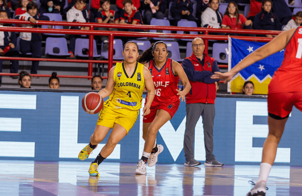 Colombia venció a Chile en el segundo juego del Sudamericano de Baloncesto