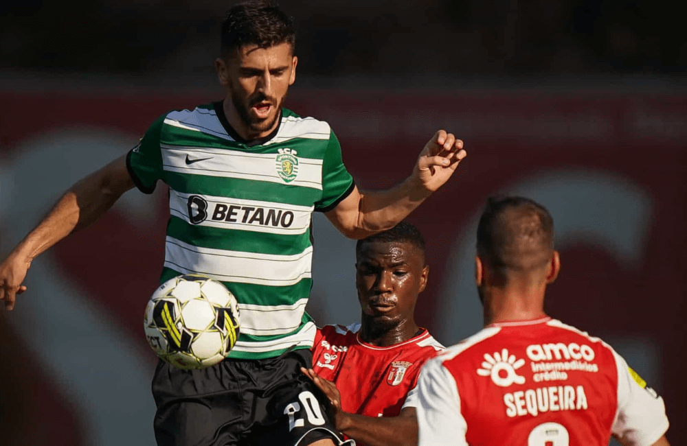 Sporting de Lisboa y Sporting Braga empataron 3-3.