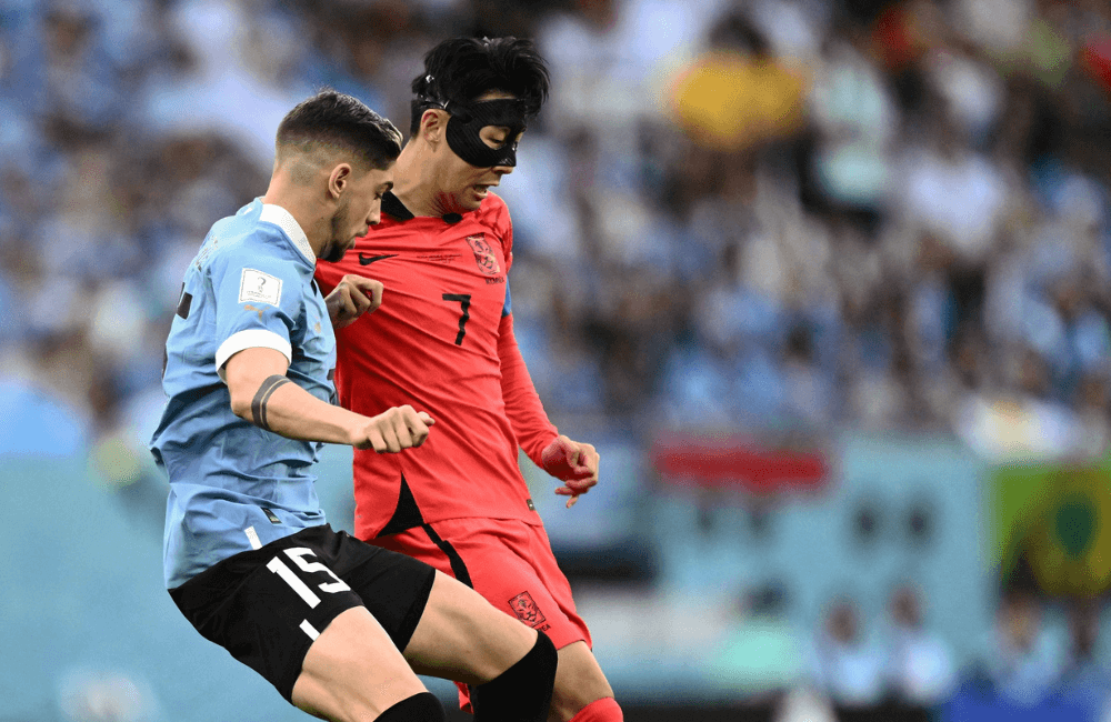 Uruguay y Corea del Sur, igualaron sin goles en el Education City Stadium