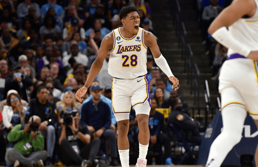 Rui Hachimura fue el máximo anotador de Los Angeles Lakers.