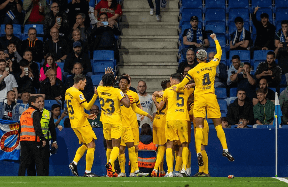 El Barca es campeón del fútbol español a falta de 4 fechas por jugar.