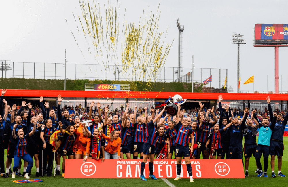 FC Barcelona Femenino se proclamaron campeonas de la Liga Iberdrola.