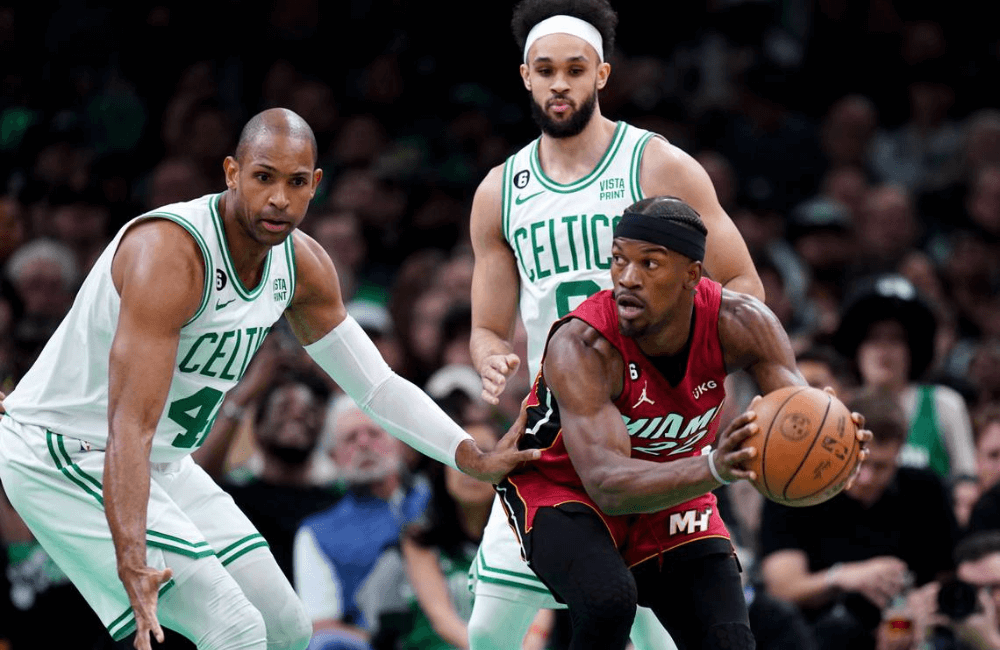 Jimmy Butler guió la nueva victoria de Miami Heat ante Boston Celtics.