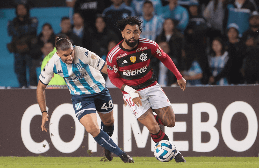 Racing lidera el grupo A con 7 puntos y Flamengo lo escolta con 4 unidades.