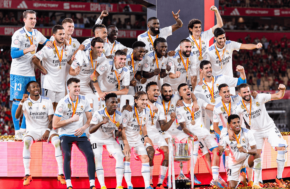 El Real Madrid alzó su 20ma Copa del Rey en su historia.