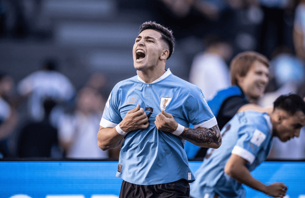 Anderson Duarte fue el autor del gol en la victoria de Uruguay.