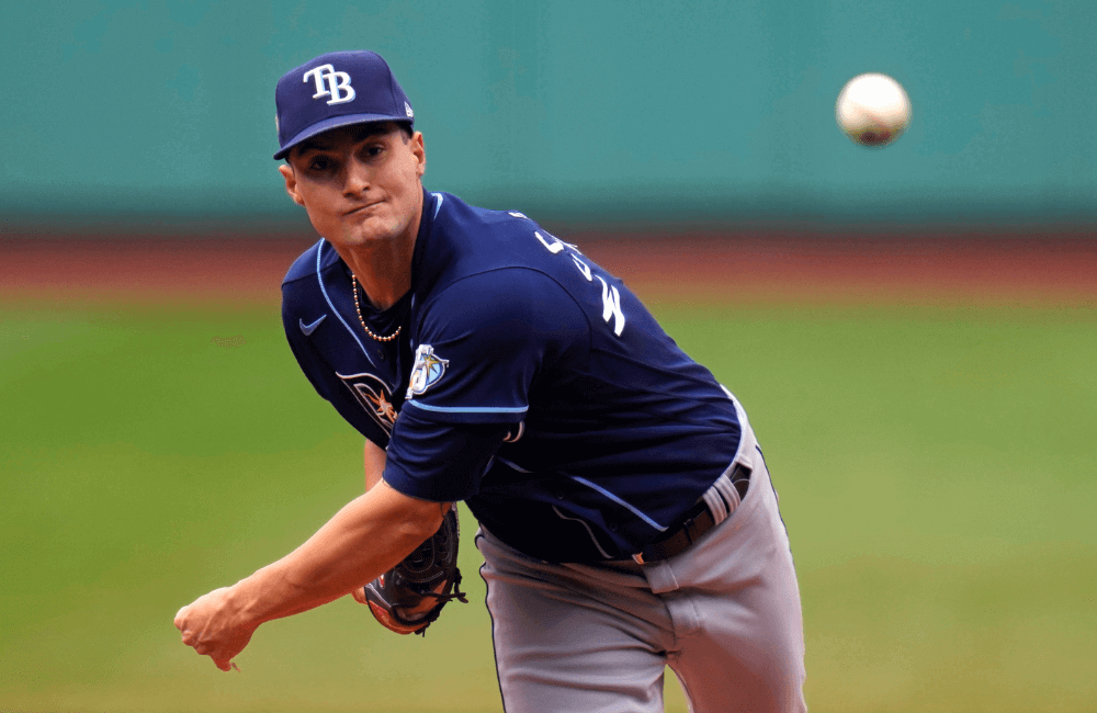 Evan McClanahan alcanzó la 9na victoria de la temporada con Tampa Bay Rays.