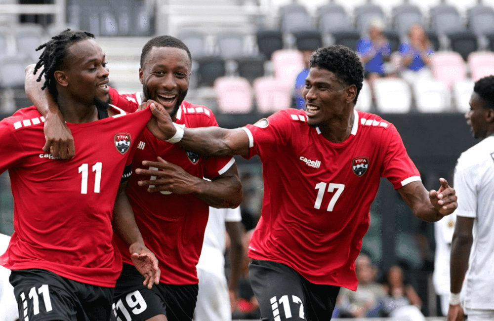 Trinidad y Tobago goleó a San Cristóbal y Nieves, 3 goles por 0.