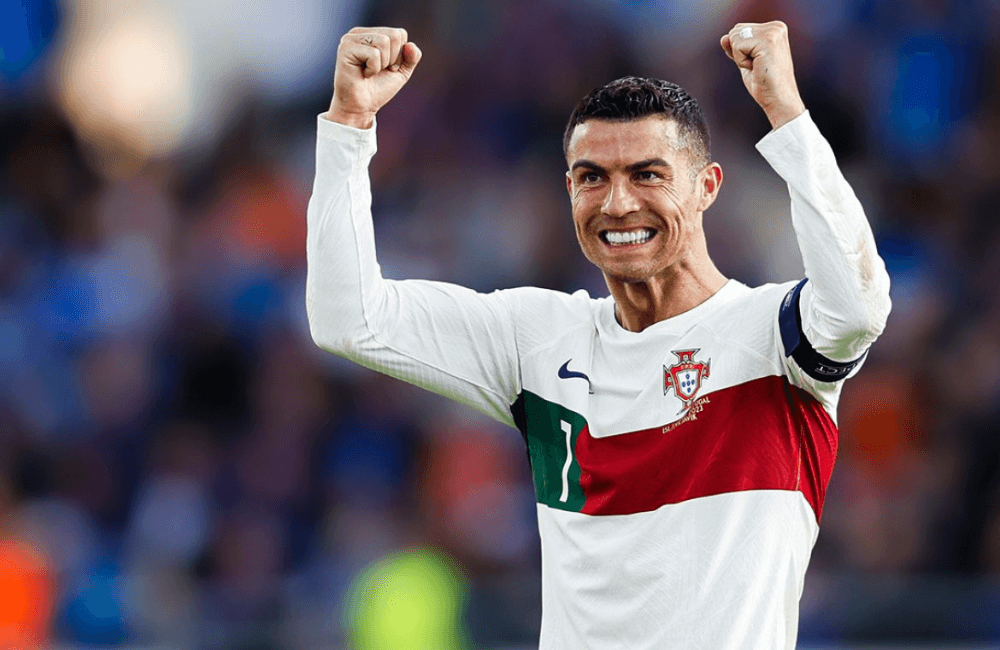 Cristiano Ronaldo convirtió el único gol en la victoria de Portugal en las Eliminatorias de la Eurocopa 2024.