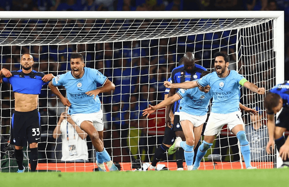 Manchester City ganó en esta temporada la Premier League, la FA Cup y la Champions League.