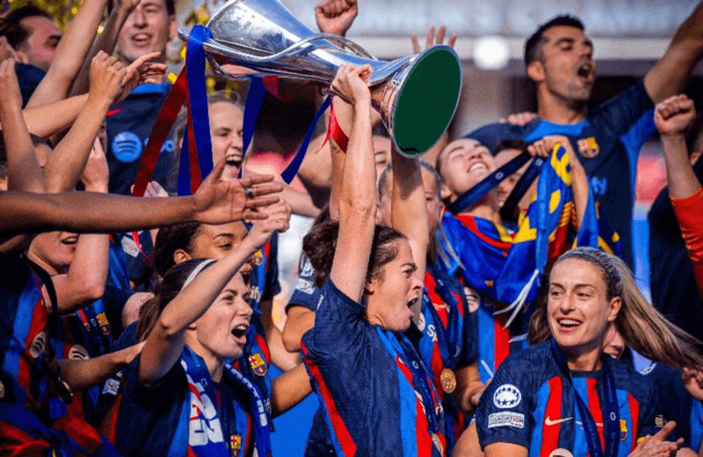 En esta temporada el FC Barcelona Femenino conquistó La Liga y la Champions League.