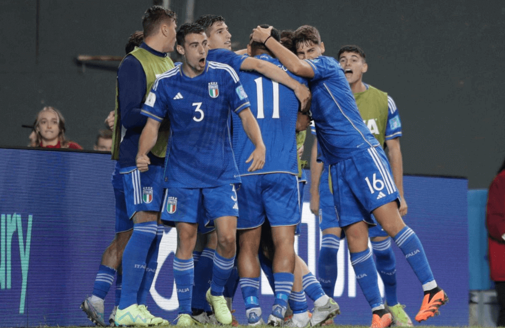 Italia se enfrentará a Colombia en los cuartos de final del Mundial Sub 20.