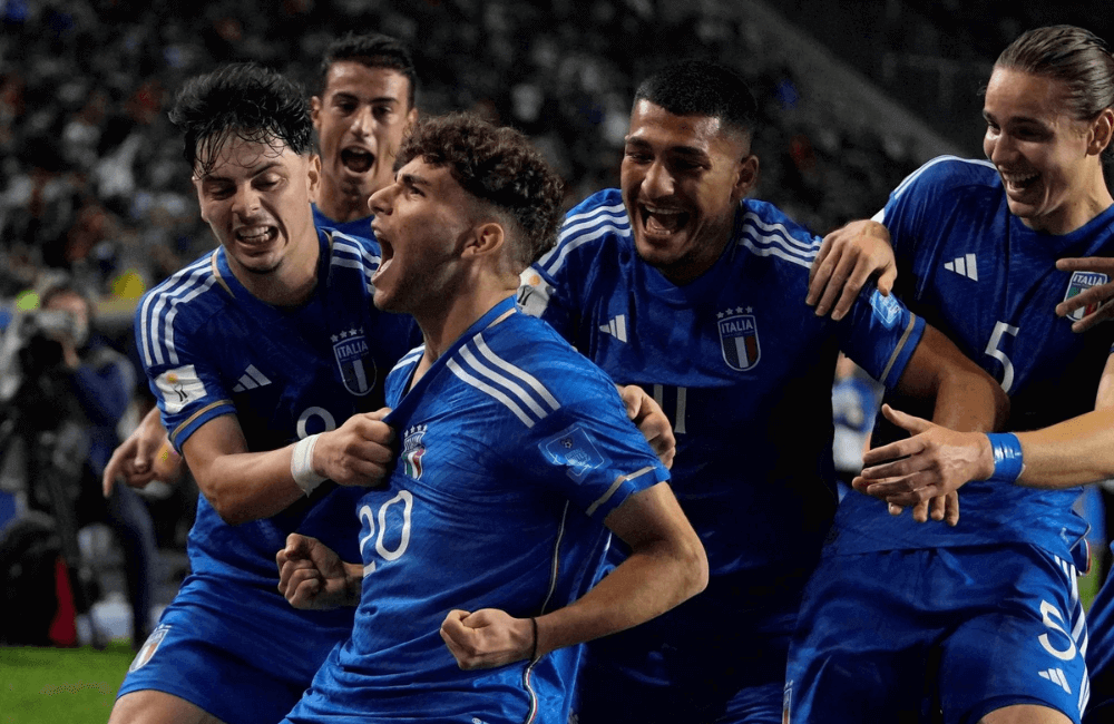 Italia jugará la primera final en la historia del mundial sub 20.