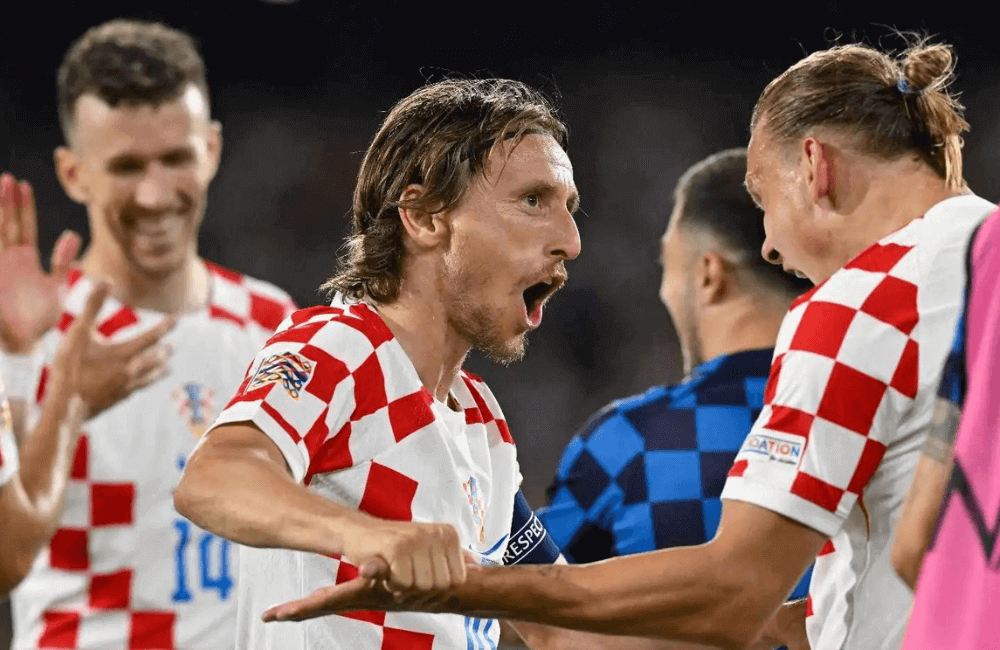 Luka Modric marcó el cuarto gol de Croacia.