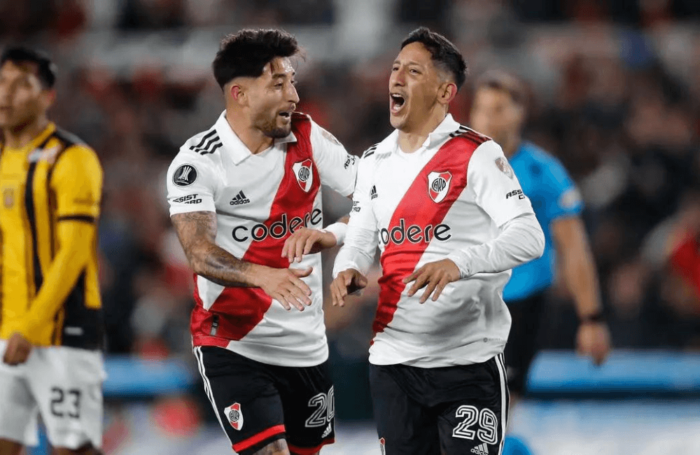 River Plate clasificó como segundo en el grupo D de la Copa Libertadores con 10 puntos.