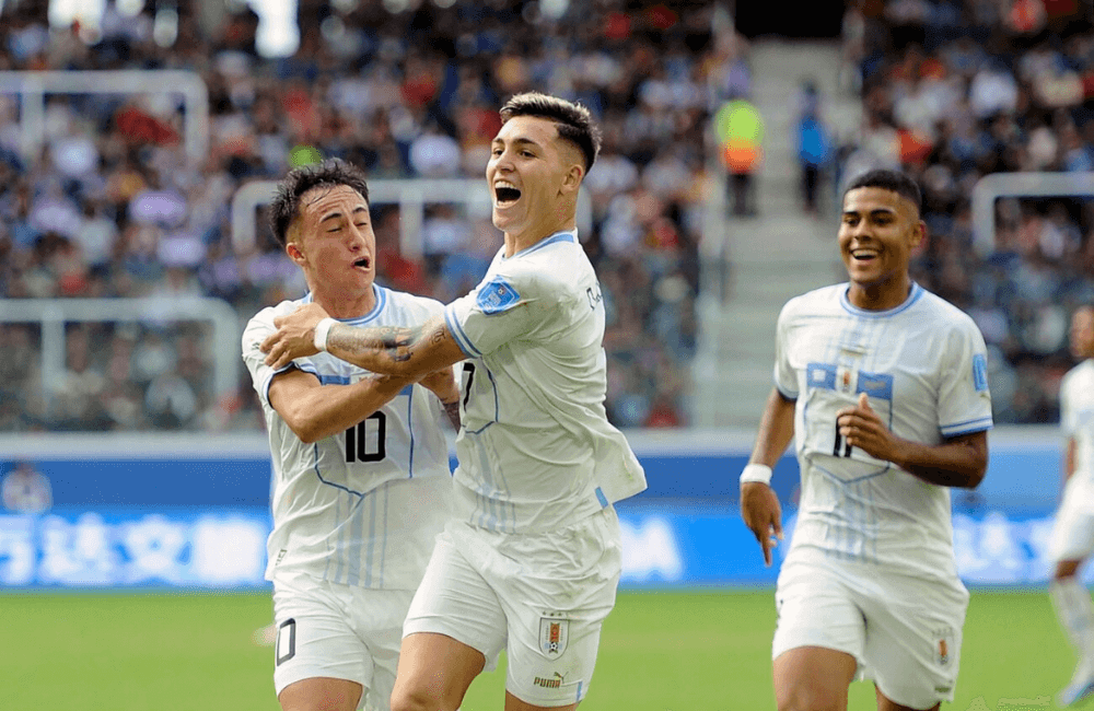 Uruguay se enfrentará a Estados Unidos en los cuartos de final del Mundial Sub 20.