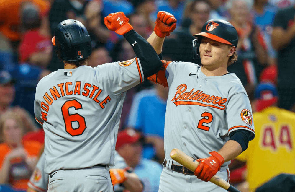 Los Orioles de Baltimore derrotaron a Filis de Filadelfia en el Citizens Bank Park.