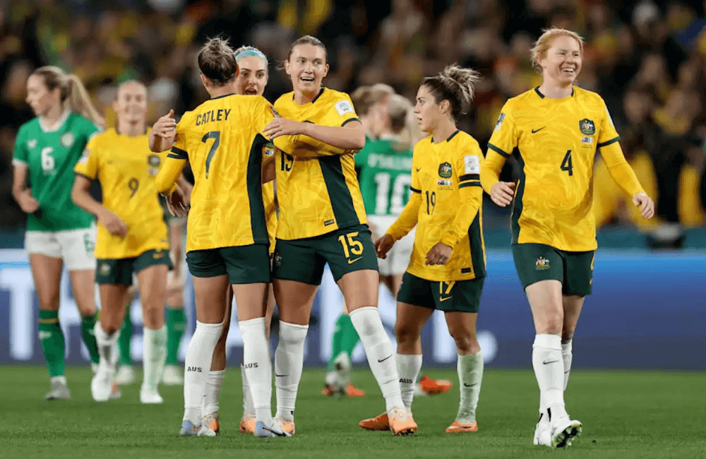 Australia venció por la mínima a Irlanda para sumar sus primeros 3 pts en el Mundial de Fútbol Femenino 2023.