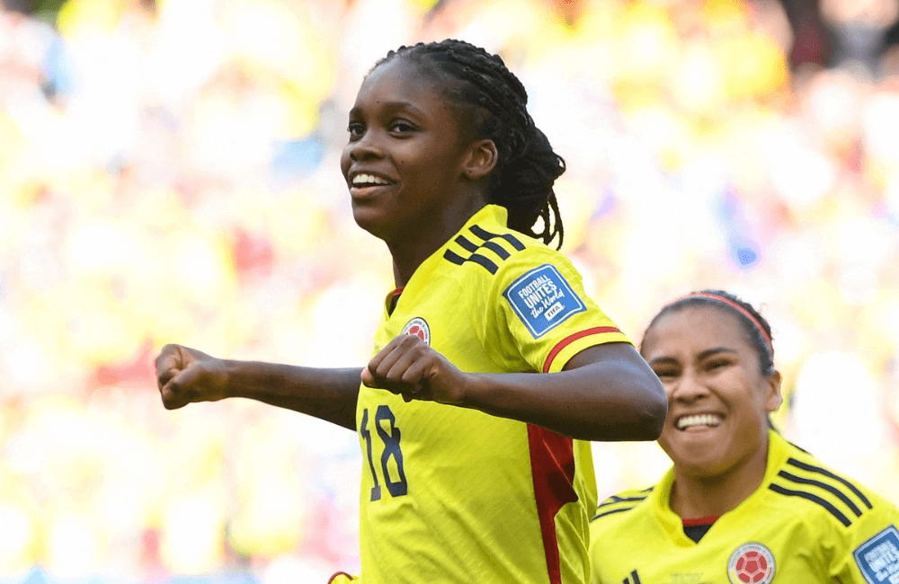 Linda Caicedo marcó el segundo gol en el triunfo de Colombia en el Mundial Femenino.