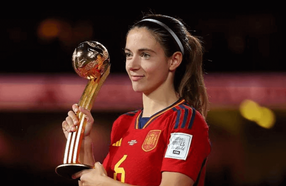 Aitana Bonmatí fue la mejor jugadora del mundial femenino.