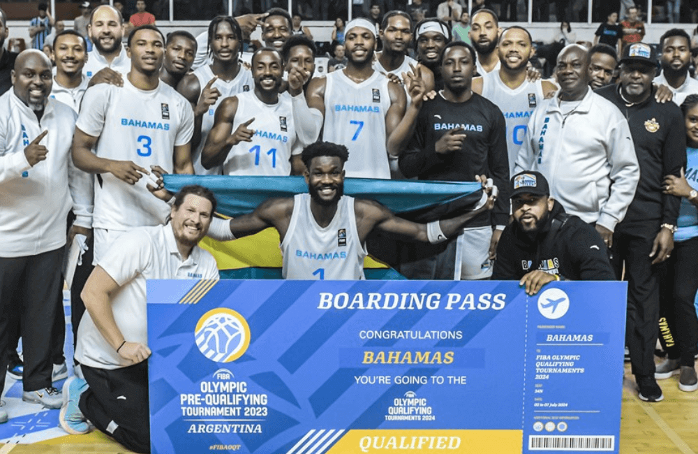 Eric Gordon comandó a Bahamas ante Argentina.