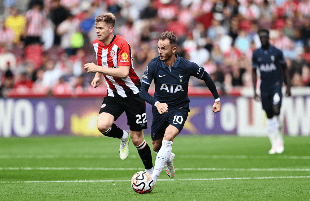 Brentford y Tottenham jugaron un buen partido.