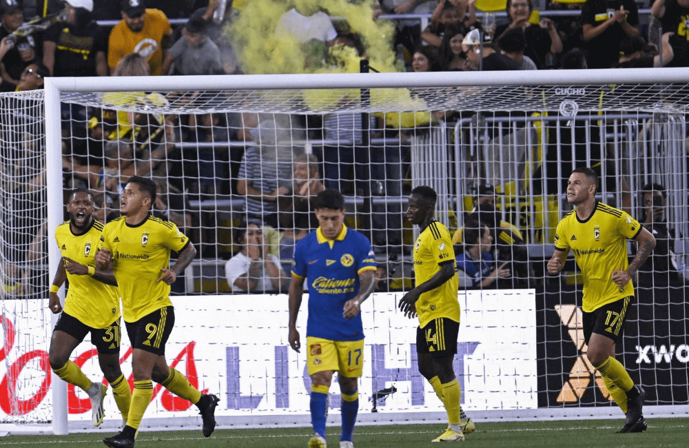 En la Leagues Cup, Columbus Crew clasificó tras golear al América.