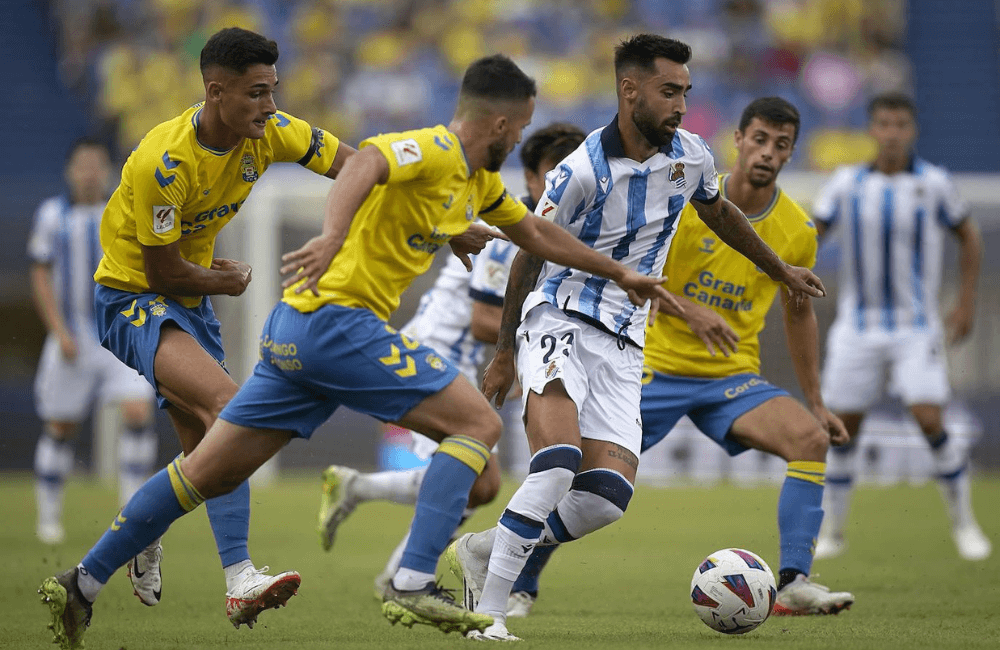 Las Palmas y la Real Sociedad, igualaron a cero.