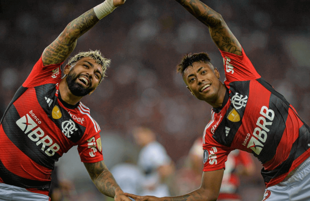 Bruno Henrique marcó el único gol en el triunfo de Flamengo por la Copa Libertadores.