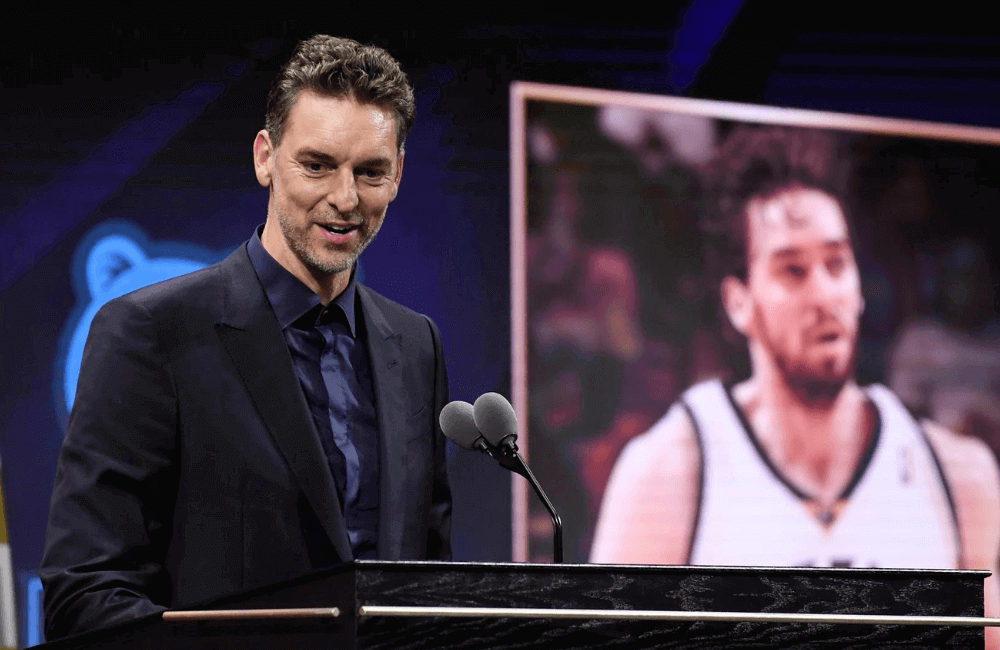 "Acepto con humildad este honor de entrar en el Salón de la Fama", dijo Pau Gasol.