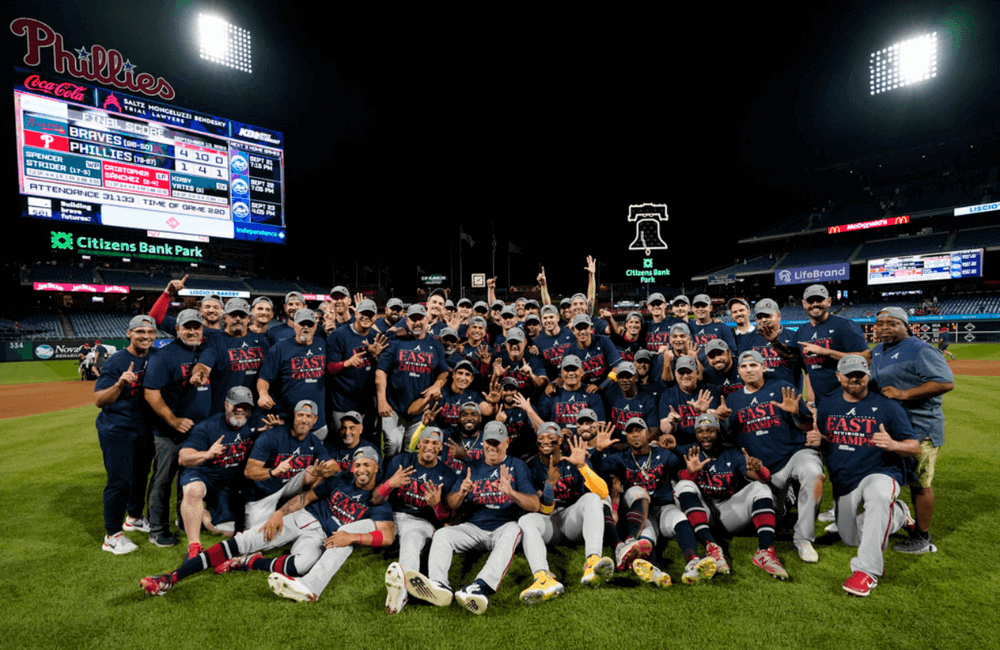 Los Atlanta Braves son el mejor récord de toda la MLB.