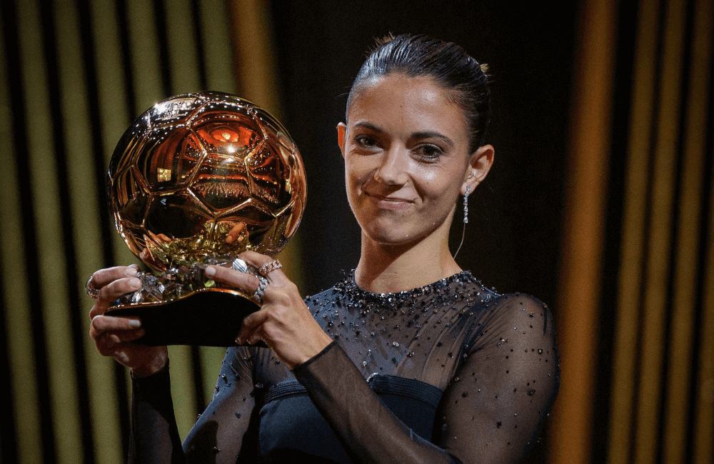 Aitana Bonmatí se hizo con el máximo galardón del fútbol de mujeres.