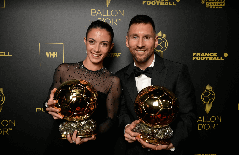 Lionel Messi ganó su 8vo Balón de Oro y Aitana Bonmatí gana por primera vez.