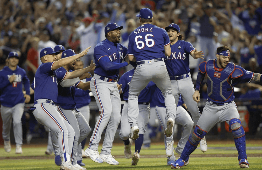 Los Texas Rangers son campeones por primera vez en la MLB.