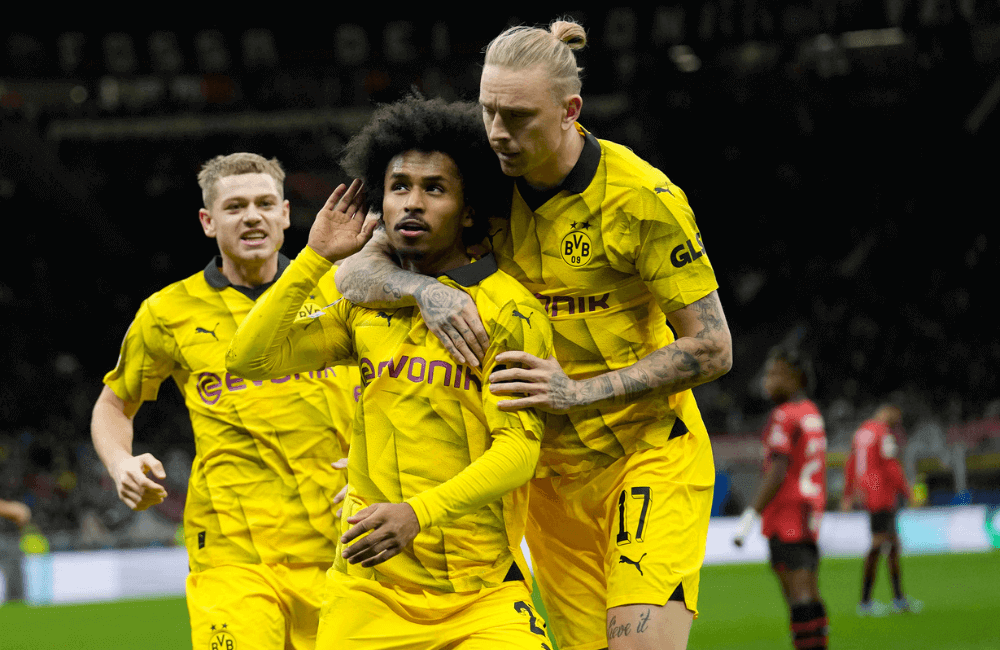 Borussia Dortmund superó al AC Milan con marcador de 1-3 en San Siro.