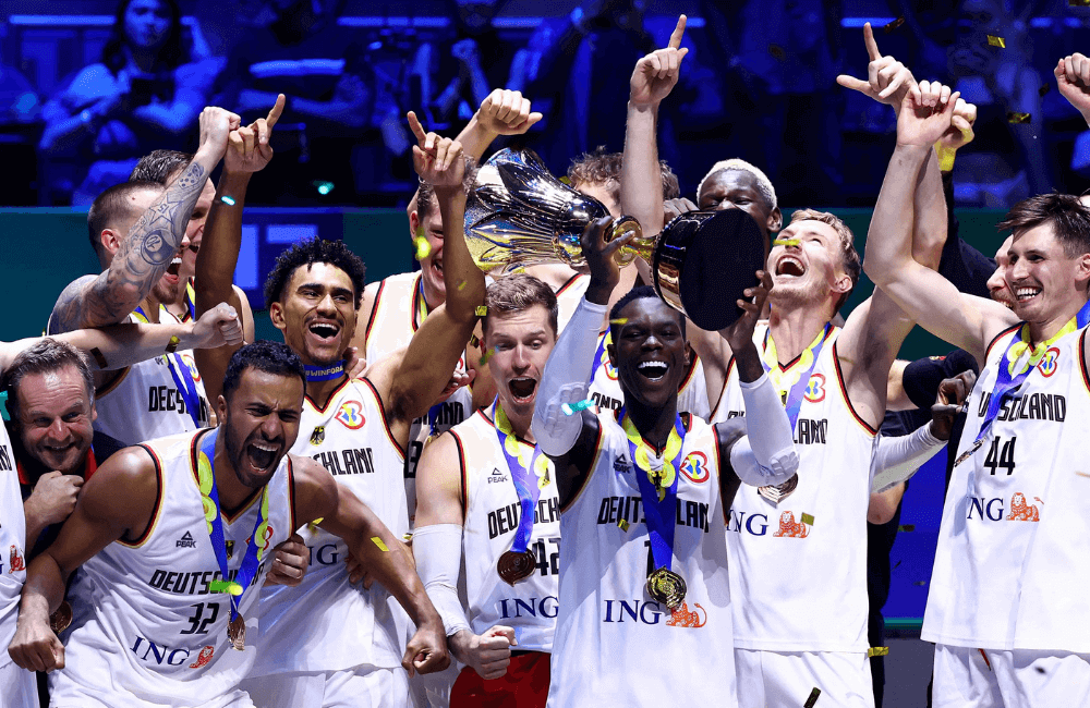 Alemania se colocó en lo más alto en el mundo del baloncesto