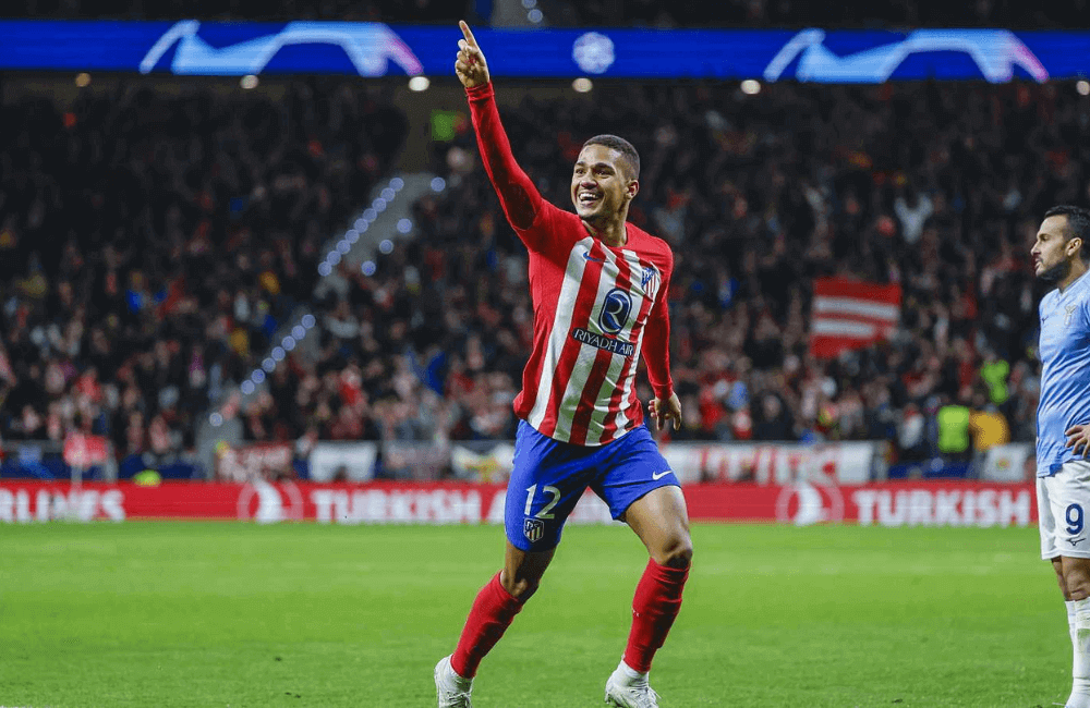 Atlético de Madrid, lideró el grupo E de la Champions League.